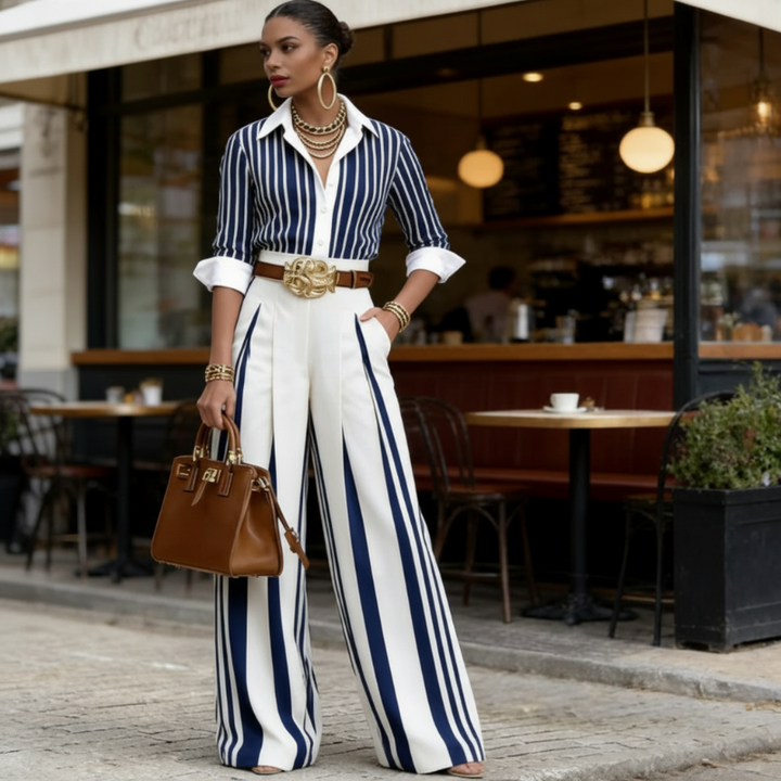 Athens ™ | Loose Shirt and Trousers Set