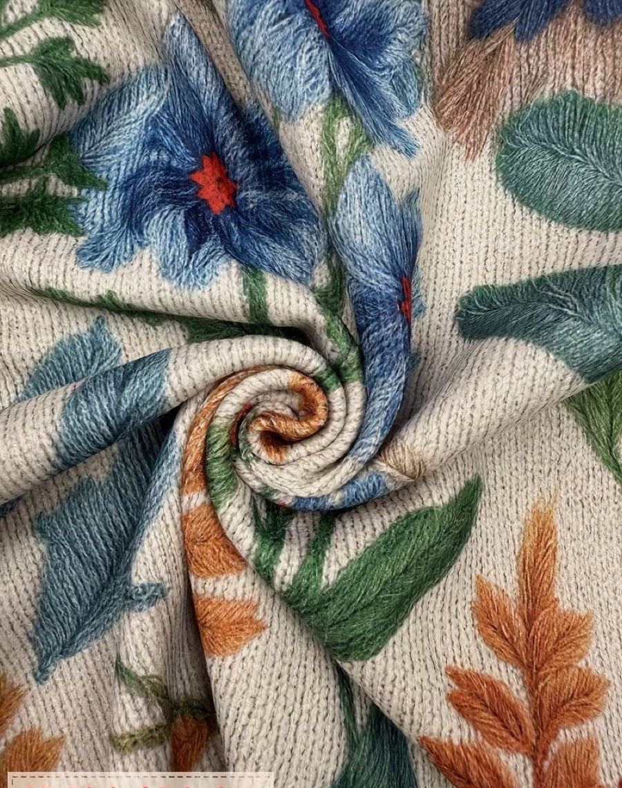 Tabitha | Botanical Floral Zip Cardigan