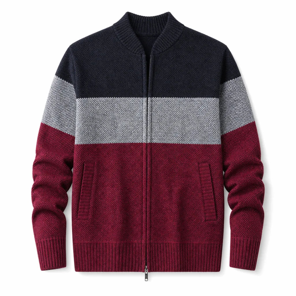 Weston™ | Men's Colourblock Knit Jacket