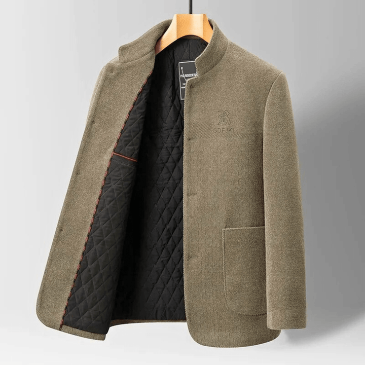 Tijs | Men's Jacket with Standing Collar