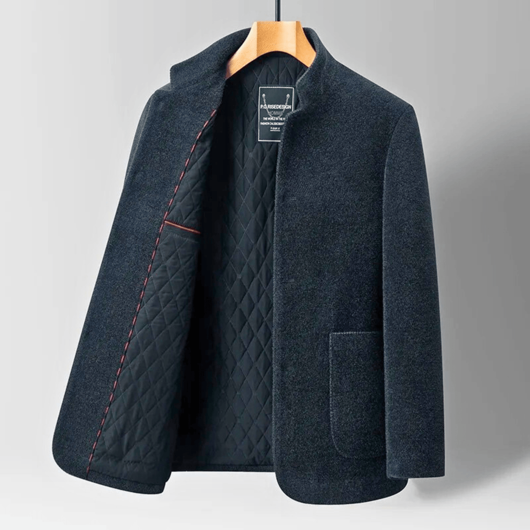 Tijs | Men's Jacket with Standing Collar