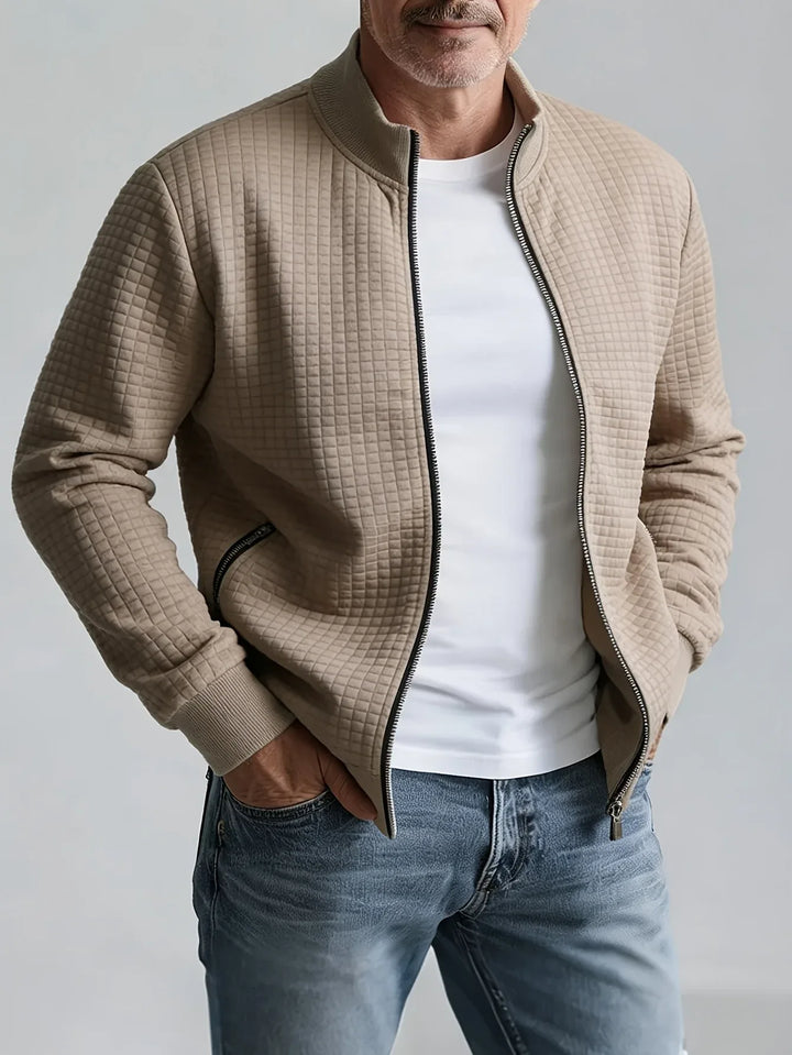William™ | Men's Quilted Stand Collar Jacket