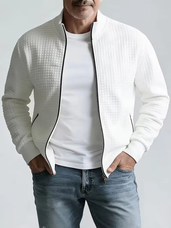 William™ | Men's Quilted Stand Collar Jacket