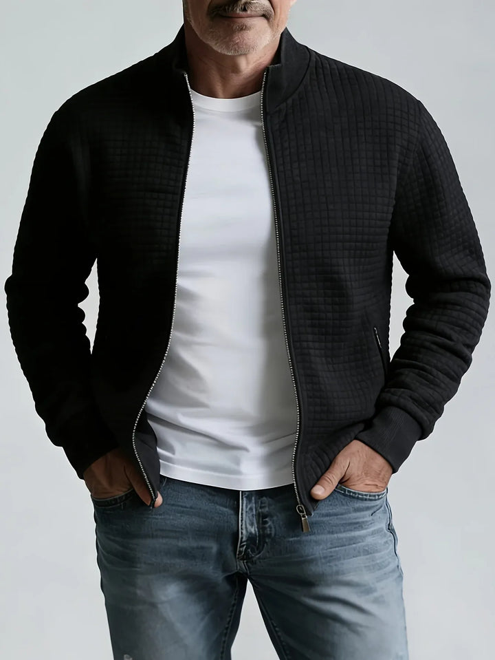 William™ | Men's Quilted Stand Collar Jacket