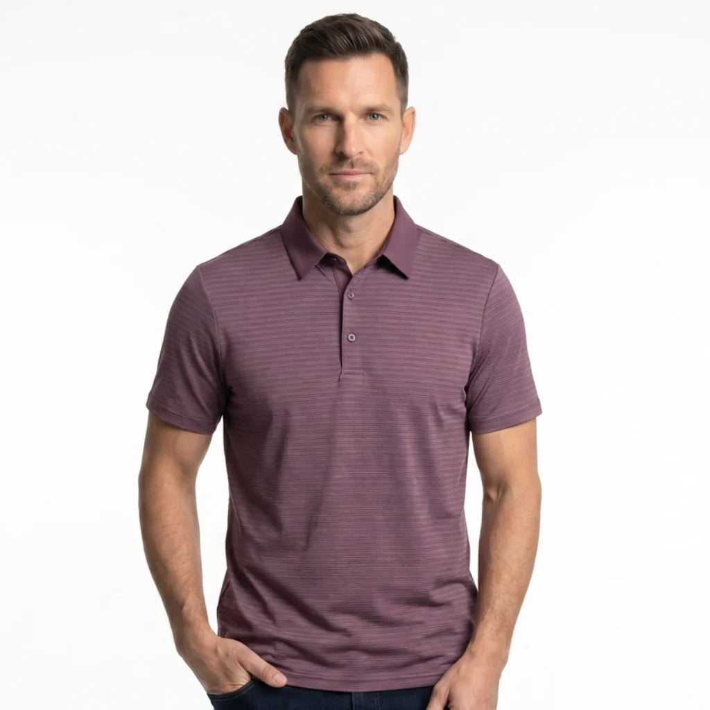 Milo™ | Men's Striped Polo Shirt