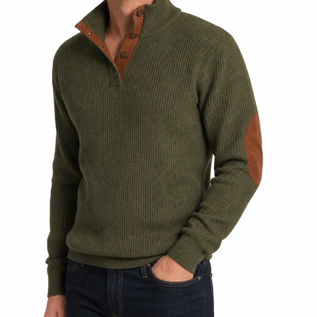 Wyler™ | Men's Buttoned Knit Sweater